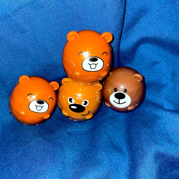 Source Unknown Other - - (4 ) bear-chap stick/lip balm